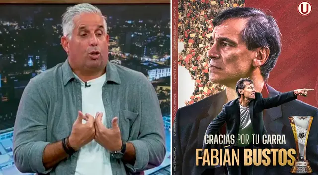 Diego Rebagliati opinó de la salida de Fabián Bustos en Universitario. Diego Rebagliati opinó de la salida de Fabián Bustos en Universitario.