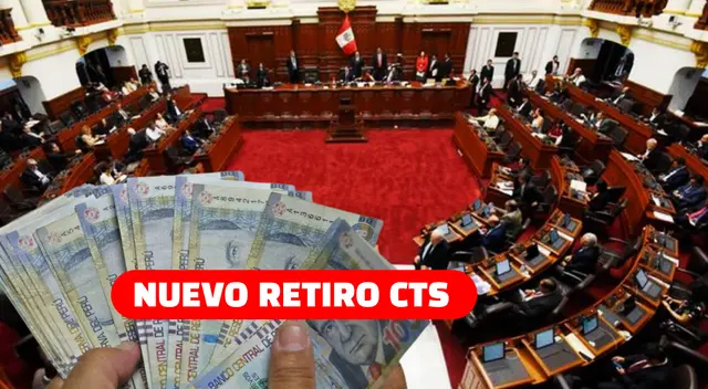El Congreso de la República aprobó un nuevo retiro de la CTS. El Congreso de la República aprobó un nuevo retiro de la CTS.