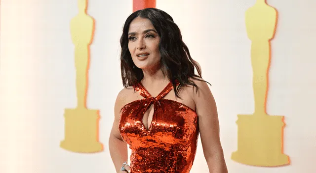 Salma Hayek y Donald Trump