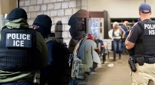 Aquí los agentes del ICE estarían buscando hacer sus redadas. Aquí los agentes del ICE estarían buscando hacer sus redadas.