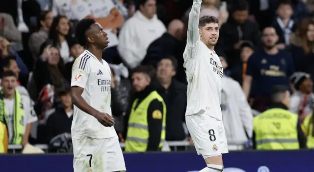 Real Madrid superó a Athletic Club en el Santiago Bernabéu con gol de Federico Valverde.
