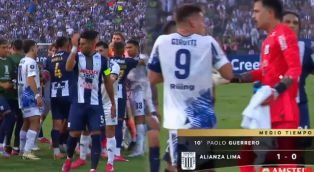 Futbolistas de Alianza Lima y Talleres se pelearon al final del primer tiempo. Futbolistas de Alianza Lima y Talleres se pelearon al final del primer tiempo.