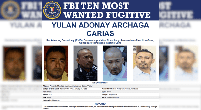 la lista de los 10 criminales más buscados por el FBI la lista de los 10 criminales más buscados por el FBI