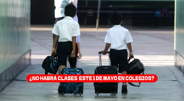 Según el calendario del Minedu, el 1 de mayo es feriado en los colegios nacionales.