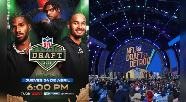 El Draft de la NFL 2025 será transmitido en vivo con cobertura en inglés y español para Estados Unidos y el mundo. El Draft de la NFL 2025 será transmitido en vivo con cobertura en inglés y español para Estados Unidos y el mundo.