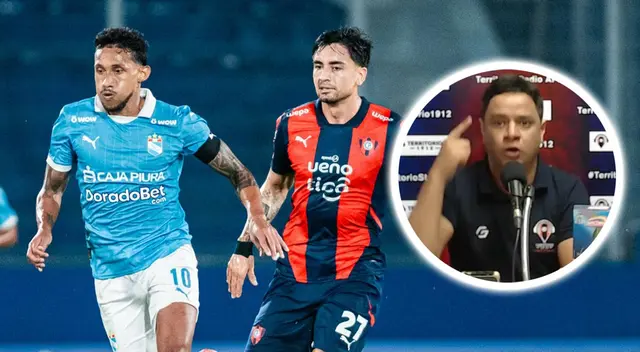 Periodista paraguayo no se guardó nada tras empate de Cristal ante Cerro Porteño.