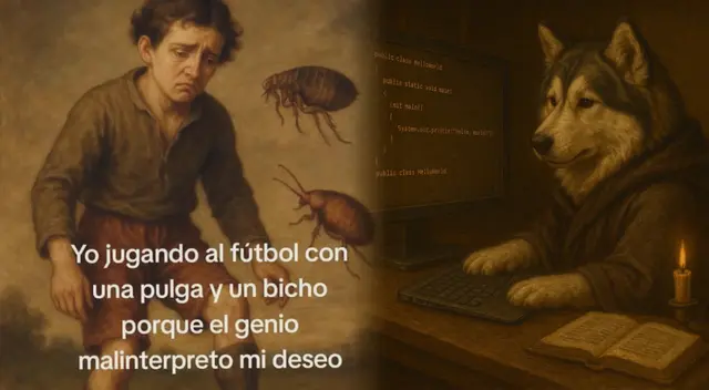 Cómo crear una imagen en chatGPT con el meme de "El genio malinterpretó mi deseo" Cómo crear una imagen en chatGPT con el meme de "El genio malinterpretó mi deseo"