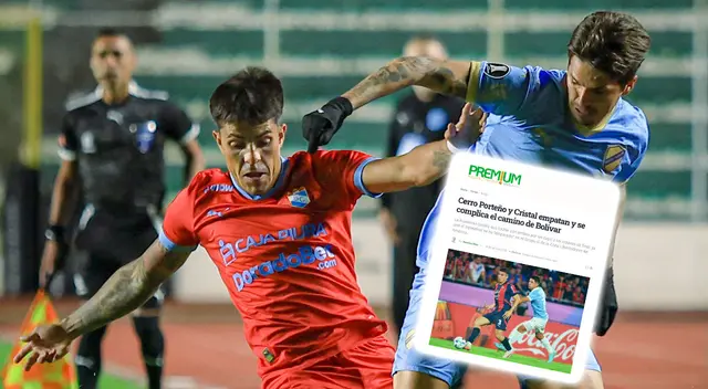 Prensa boliviana advierte del siguiente partido de Sporting Cristal vs Bolívar.