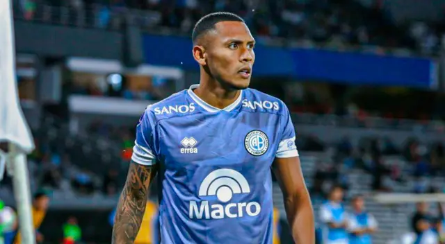 Bryan Reyna es baja con Belgrano y no jugará ante Argentinos Jrs.