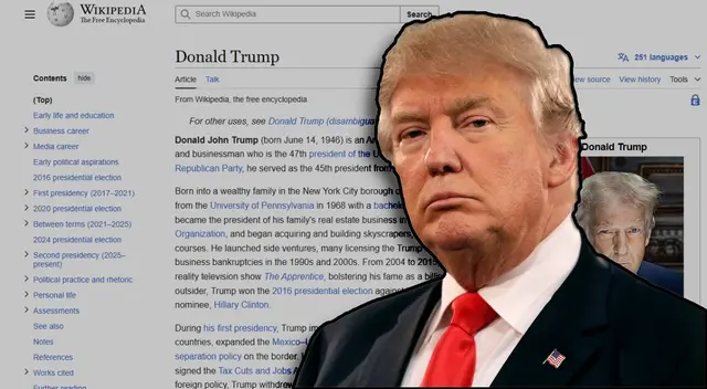 El Departamento de Justicia de Trump realiza un ataque contra Wikipedia.