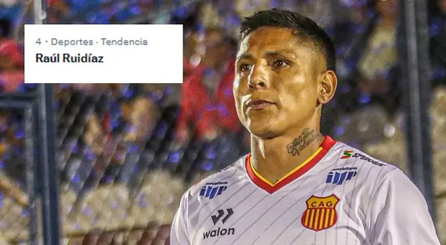 Raúl Ruidíaz de e volvió tendencia tras su doblete Raúl Ruidíaz de e volvió tendencia tras su doblete
