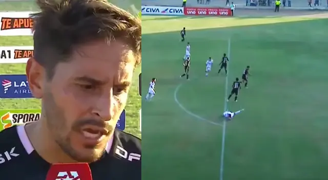 Alejandro Hohberg mostró su malestar tras empate sobre el final.