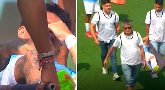 Santiago González se lesionó y abandonó el partido entre lágrimas