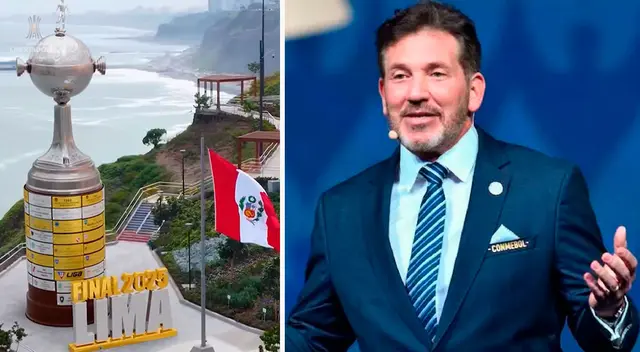 Presidente de la Conmebol confirmó que la final de la Libertadores se jugará en Lima