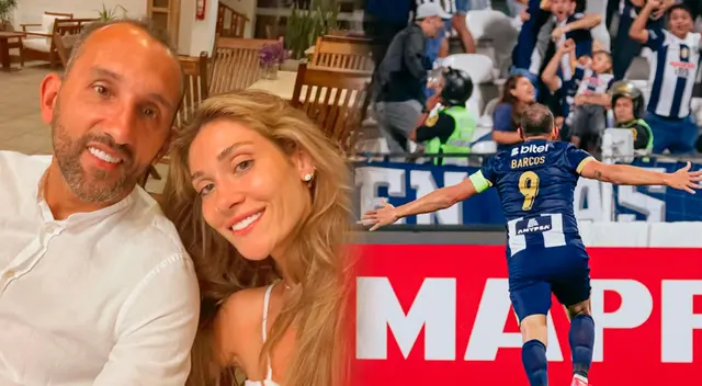 Una joven hincha del club íntimo realiza locura por su jugador favorito, Hernán Barcos.