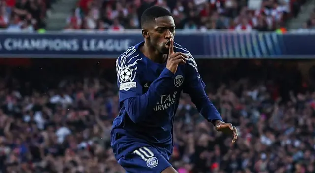 Ousmane Dembele marcó el primer gol del partido entre PSG vs Arsenal Ousmane Dembele marcó el primer gol del partido entre PSG vs Arsenal