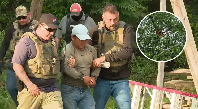 Inmigrante latino evade a ICE refugiándose en un árbol por 8 horas en Texas.