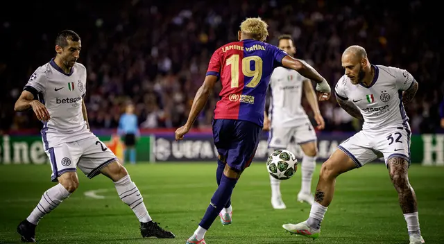 Barcelona vs. Inter igualaron 3-3 por la primera semifinal de la Champions League 2024-2025 Barcelona vs. Inter igualaron 3-3 por la primera semifinal de la Champions League 2024-2025