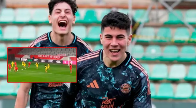 Felipe Chávez anotó doblete con el Bayern Múnich Felipe Chávez anotó doblete con el Bayern Múnich