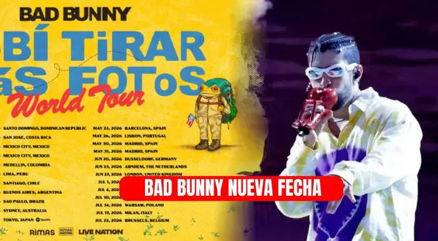 NUEVA FECHA para Bad Bunny: revisa a qué hora inicia la preventa