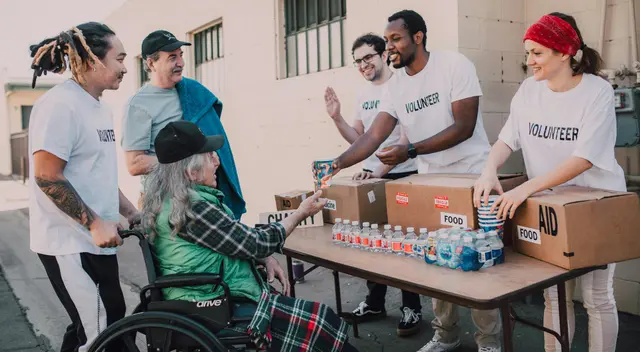 Comida gratis en Colorado.