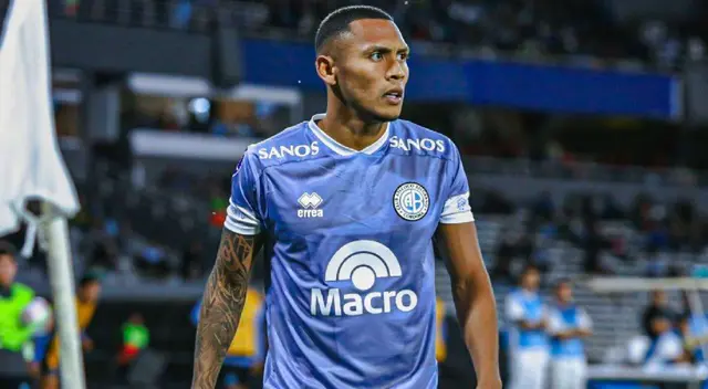 Bryan Reyna no goza de mucha continuidad en el Belgrano de Argentina