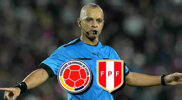 El partido entre Perú vs. Colombia en Barranquilla por Eliminatorias 2026 será arbitrado por Wilton Sampaio.