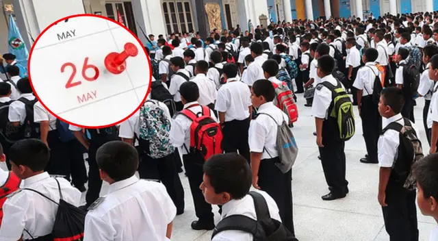 Los estudiantes de Ilo y Tacna no tendrán clases el lunes 26 de mayo. Los estudiantes de Ilo y Tacna no tendrán clases el lunes 26 de mayo.