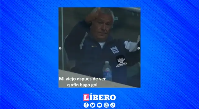 'Pipo' feliz con el gol que anotó Vassco ante Alianza Universidad. 'Pipo' feliz con el gol que anotó Vassco ante Alianza Universidad.