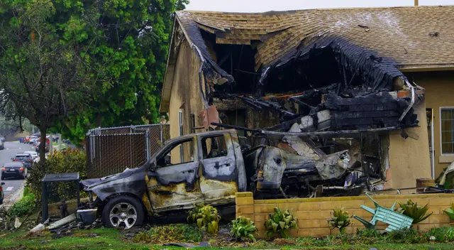 Accidente de un avión comercial en San Diego