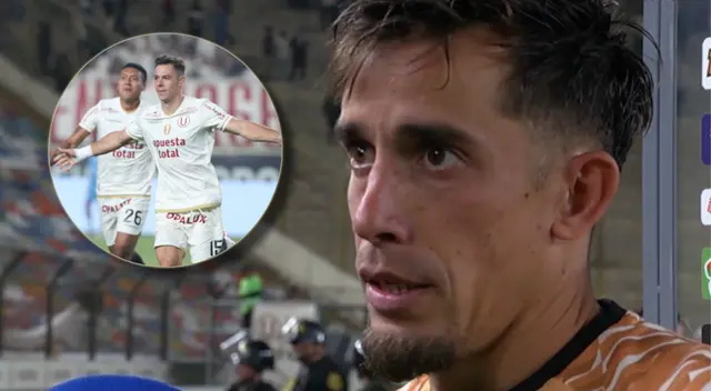 Martín Pérez Guedes elogió el partido de Universitario ante Sporting Cristal.
