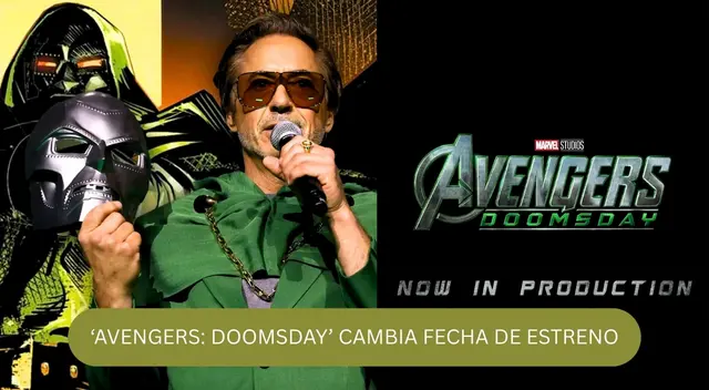 'Avengers: Doomsday' confirma nueva fecha de estreno. 'Avengers: Doomsday' confirma nueva fecha de estreno.