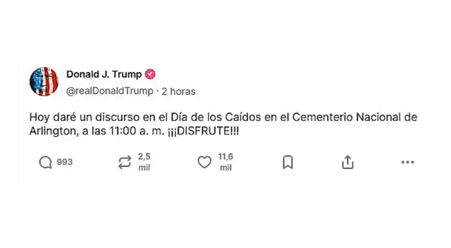 Donald Trump Memorial Day