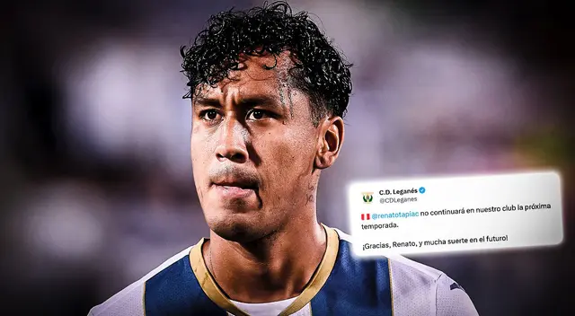 Renato Tapia no seguirá en Leganés de España.