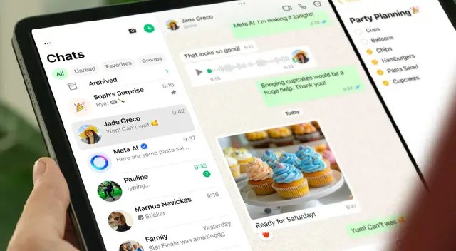 WhatsApp está disponible para descargar en iPad.