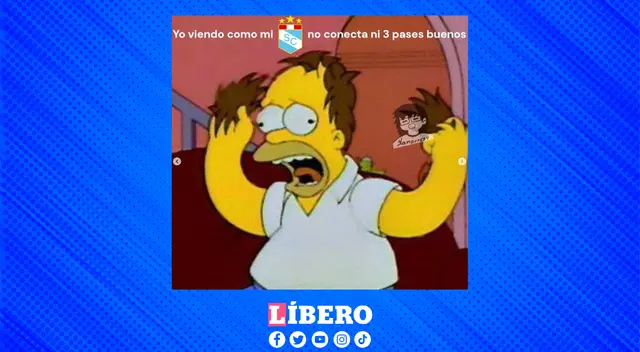 Los hinchas de Sporting Cristal tras ver los goles de Palmeiras.