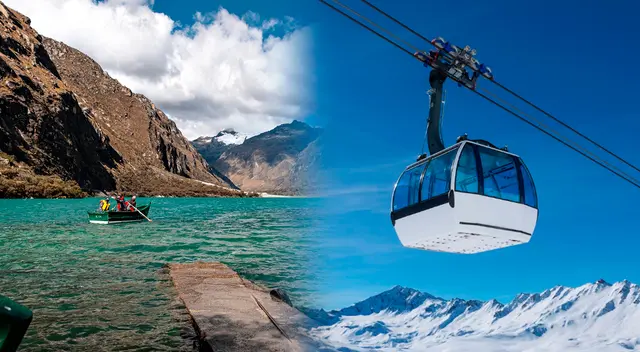 El teleférico conectará la Laguna de Llanganuco con el Nevado Huascarán.