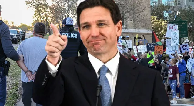 Ron DeSantis sigue firme en su lucha por capturar a los inmigrantes del estado de Florida. Ron DeSantis sigue firme en su lucha por capturar a los inmigrantes del estado de Florida.