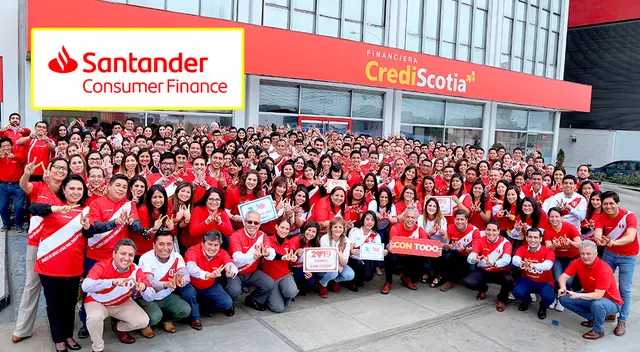 Banco Santander compró CrediScotia y pasó oficialmente a llamarse Santander Consumer Bank, ¿qué pasará con los trabajadores?