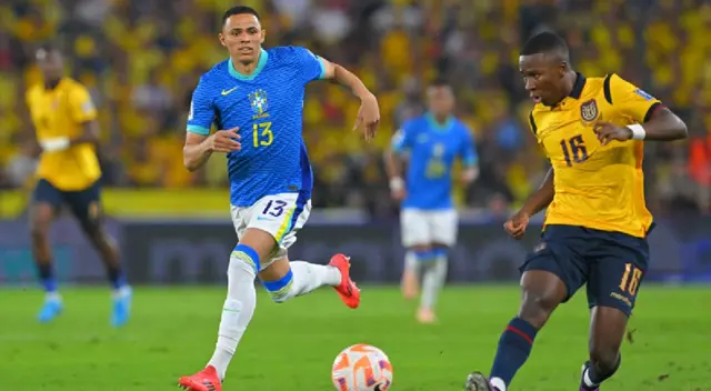 Ecuador vs. Brasil se enfrentaron por las Eliminatorias sudamericanas 2026.