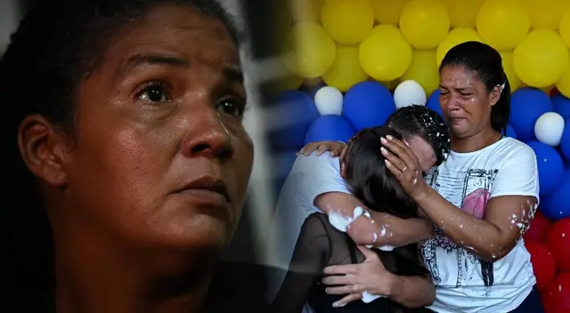 Familia inmigrante venezolana