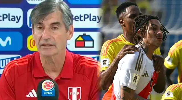 Óscar Ibáñez tuvo una conversación con Paolo Guerrero durante el empate de Perú ante Colombia. Óscar Ibáñez tuvo una conversación con Paolo Guerrero durante el empate de Perú ante Colombia.