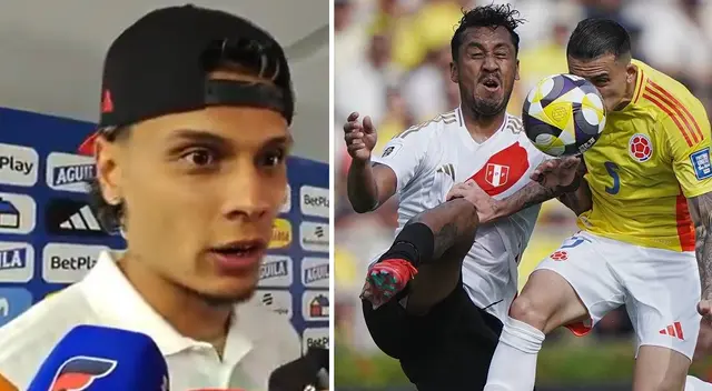 Futbolista de Colombia habló sin filtro tras empate con Perú.