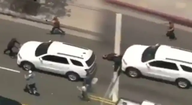 Los Ángeles: manifestante es atropellado en redada y reportan detenidos en EE. UU.