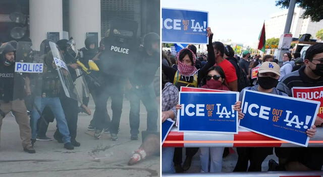 Inmigrantes en Los Ángeles ICE