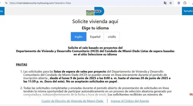 Programa PBV Miami-Dade