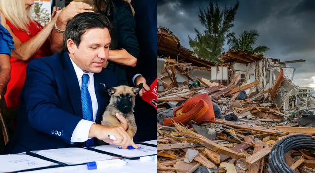 Ron DeSantis firma ley que protege a las mascotas a no quedar desamparadas en desastres naturales.