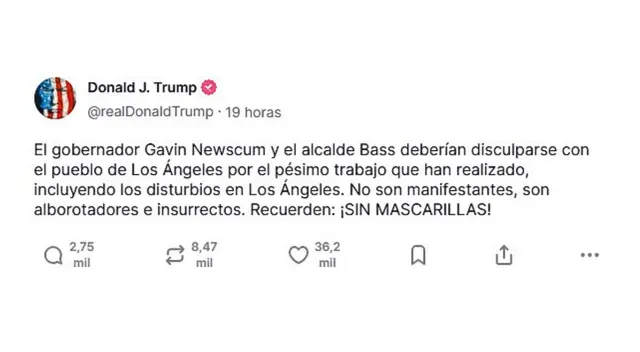 Donald Trump Gavin Newsom