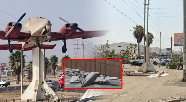Encuentran a la avioneta de la entrada de Trapiche abandonada.