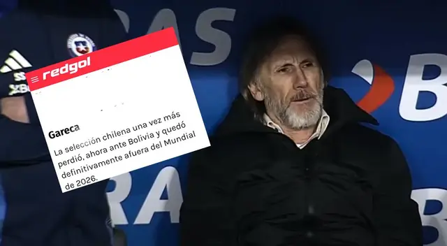 Prensa chilena dio fuerte calificativo a Ricardo Gareca tras quedar eliminados de las Clasificatorias Prensa chilena dio fuerte calificativo a Ricardo Gareca tras quedar eliminados de las Clasificatorias